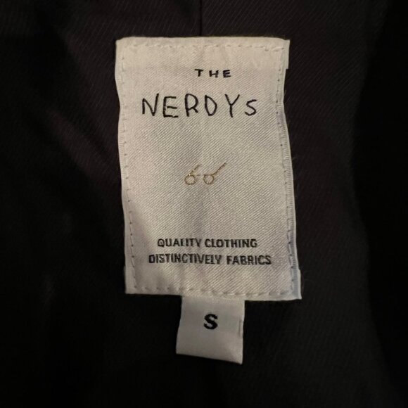 The Nerdy's Men's Size Small Lined Wool Trench Coat - Picture 3 of 5